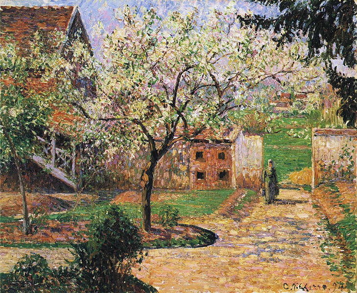 Camille Pissarro Flowering Plum Tree Eragny